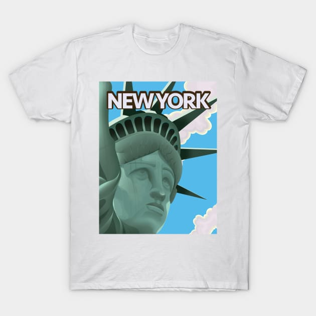 New York Liberty T-Shirt by nickemporium1